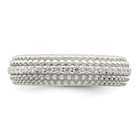 Sterling Silver CZ Ring view 4