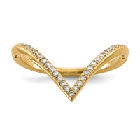 Sterling Silver Rhodium & Black-plate, Gold & Rose-tone CZ 4 Ring Set view 5