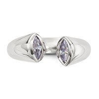 Sterling Silver CZ Ring view 4