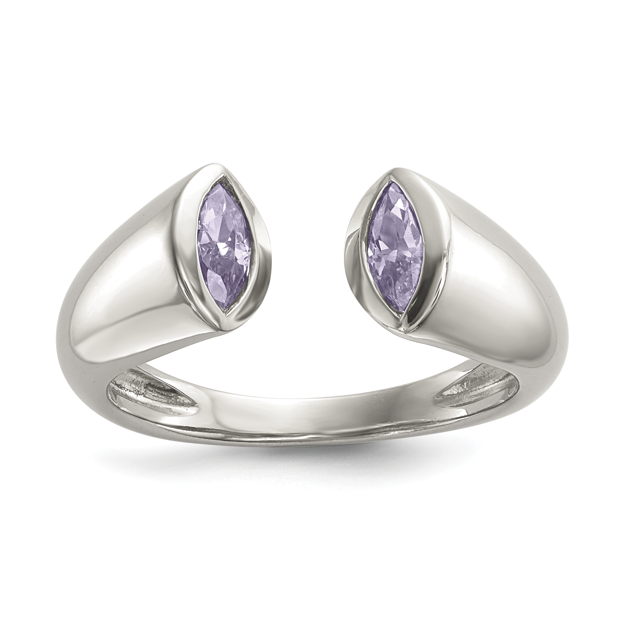 Sterling Silver CZ Ring (QR6767-6)