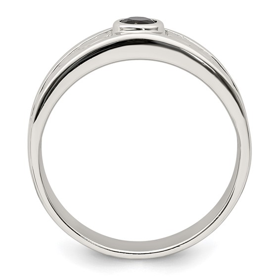 Sterling Silver Men's Gemstone Rings