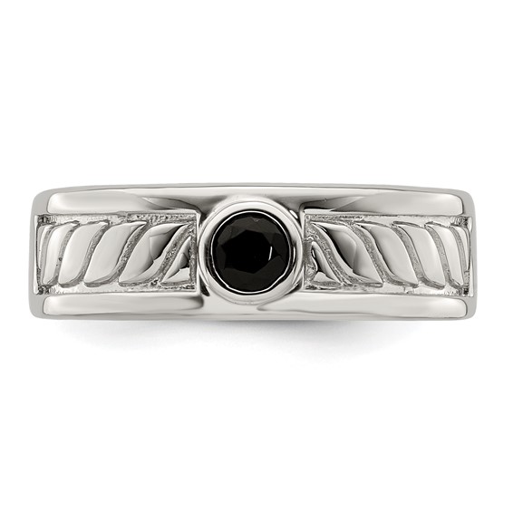 Sterling Silver Men's Gemstone Rings