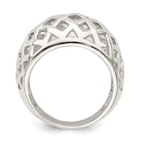 Sterling Silver Polished Ring view 2