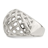 Sterling Silver Polished Ring view 3