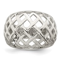 Sterling Silver Polished Ring view 5