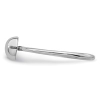 Sterling Silver Rhodium-plated Polished Bead Ring view 3