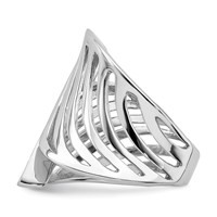 Sterling Silver Polished Ring view 3