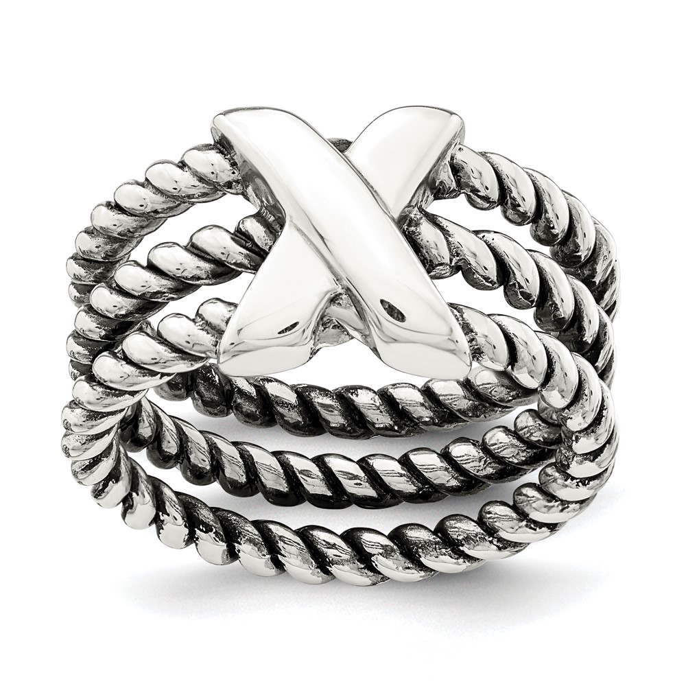 Sterling Silver Oxidized Ring