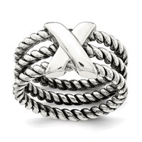 Sterling Silver Oxidized Ring view 1