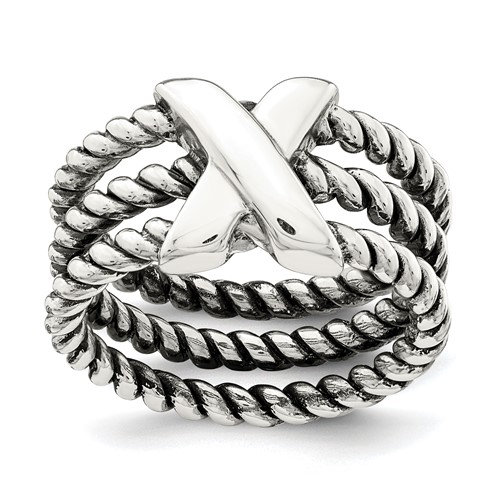 Sterling Silver Oxidized Ring