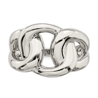 Sterling Silver Linked Knot Ring view 4