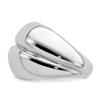 Sterling Silver Rhodium Plated Ring view 3