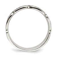 Sterling Silver Antiqued Celtic Ring view 2