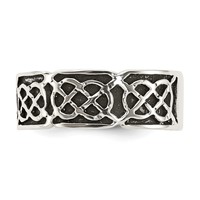 Sterling Silver Antiqued Celtic Ring view 3