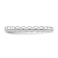 Sterling Silver Rhodium Plated Ring view 3