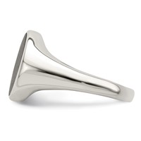Sterling Silver Onyx Inlay Ring view 3