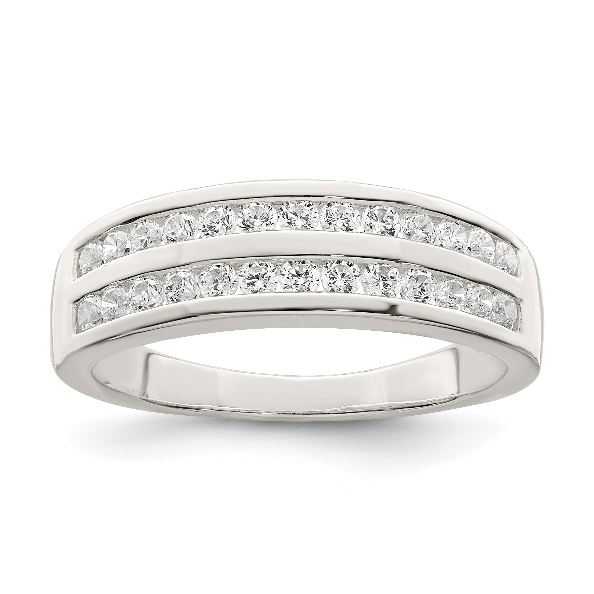 Sterling Silver CZ Ring (QR7246-6)