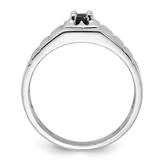 Sterling Silver Men's Gemstone Ring