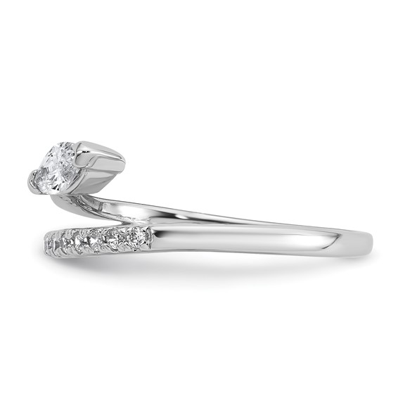 Sterling Silver Fancy CZ Ring