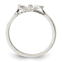 Sterling Silver Butterfly Ring view 2