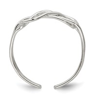 Sterling Silver Solid Toe Ring view 2