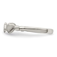Sterling Silver Hearts Toe Ring view 4