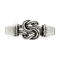 Sterling Silver Antiqued Love Knot Toe Ring view 5