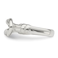 Sterling Silver Love Knot Toe Ring view 4