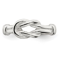 Sterling Silver Love Knot Toe Ring view 5