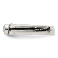 Sterling Silver CZ Antiqued Toe Ring view 3