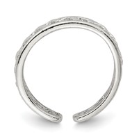 Sterling Silver Solid Toe Ring view 2