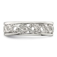 Sterling Silver Solid Toe Ring view 5