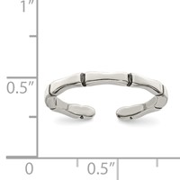 Sterling Silver Solid Toe Ring view 5
