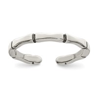 Sterling Silver Solid Toe Ring view 1