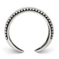 Sterling Silver Antiqued Toe Ring view 2