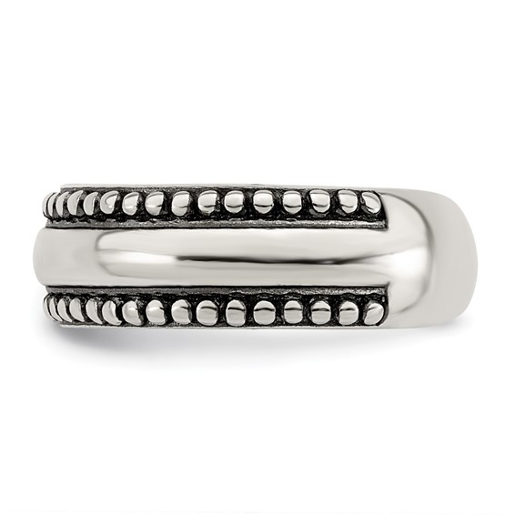 Sterling Silver Antiqued Toe Ring