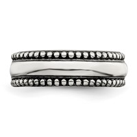 Sterling Silver Antiqued Toe Ring view 5