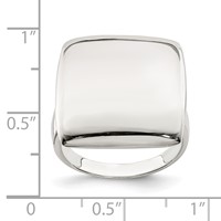 Sterling Silver Solid Ring view 3