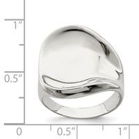 Sterling Silver Solid Ring view 3