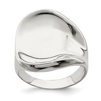 Sterling Silver Solid Ring view 1