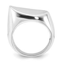 Sterling Silver Solid Fancy Ring view 2