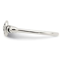 Sterling Silver Antiqued Swirl Ring view 4