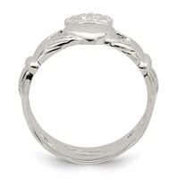 Sterling Silver Claddagh Ring view 2