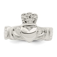 Sterling Silver Claddagh Ring view 5