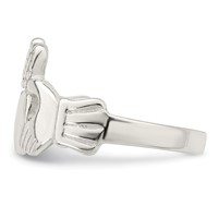 Sterling Silver Claddagh Ring view 4