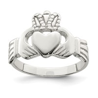 Sterling Silver Claddagh Ring view 1
