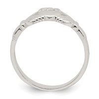 Sterling Silver Claddagh Ring view 2