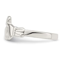 Sterling Silver Claddagh Ring view 4