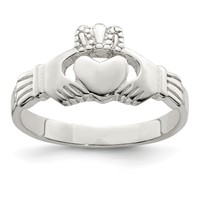 Sterling Silver Claddagh Ring view 1