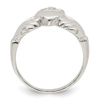 Sterling Silver Claddagh Ring view 2